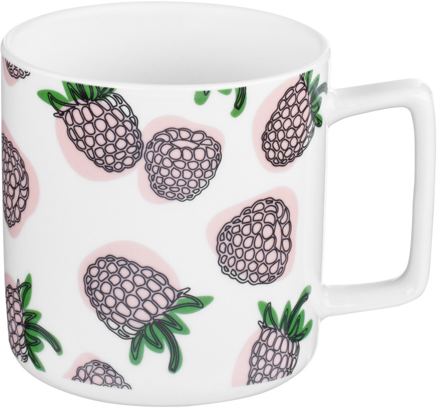 Чашка ARDESTO Raspberries 340 мл порцеляна (AR3437)